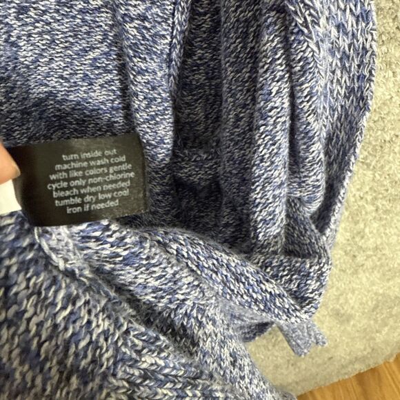 Lane Bryant Women’s Open Cardigan Sweater Size 22/ 24 Blue Marled Classic Knit - Picture 9 of 9